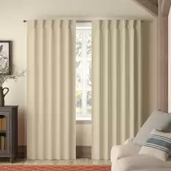 2 Pinch Pleated Blackout Curtains